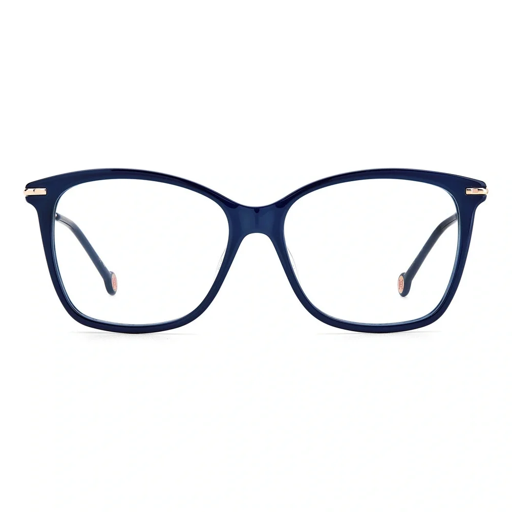 NWT Carolina Herrera CH0042-PJP-54 0Pjp Blue 54mm Eyeglasses